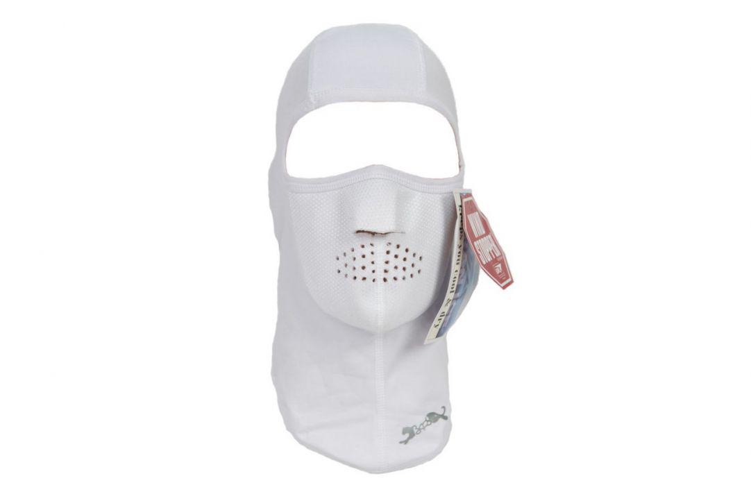 Echipament ciclism - Cagula tehnica Bars Ex-guard, unisex, Alb, windstopper, uscare rapida, marime universala