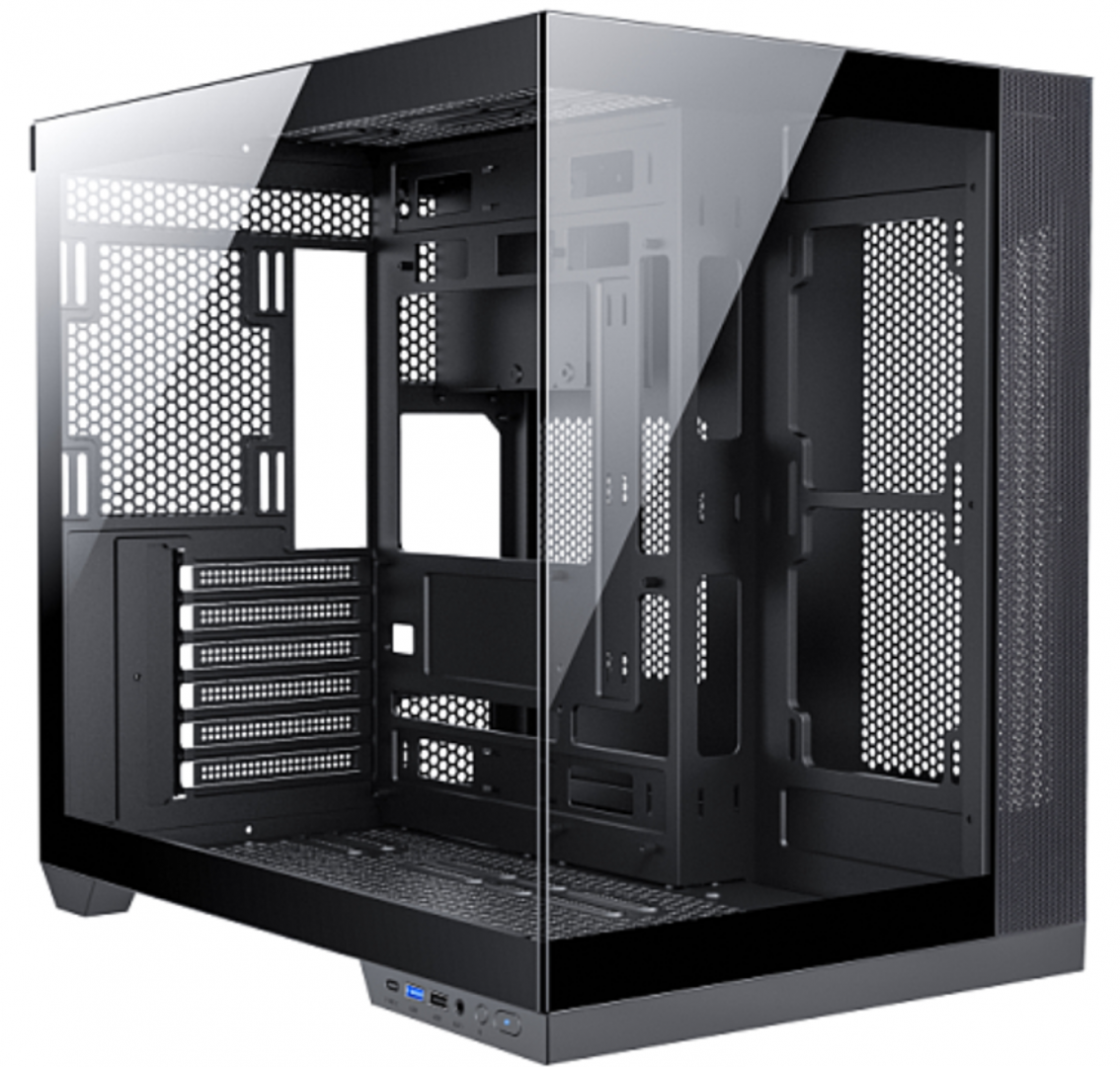 Carcasa gaming Serioux Shadow, fara sursa, tip middle tower, USB2.0x+HD Audio, USB3.0, porturi rezervate pentru ventialtor: MN 2x120mm ventilatoare ARGB (incluse), spate:1x120mm ventilator RGB (inclus [1]
