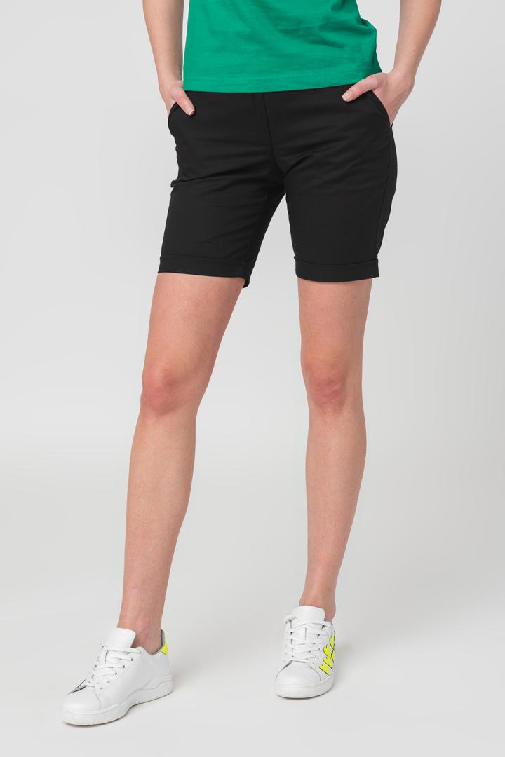 Pantaloni - PANTALONI SCURT CASUAL FEMEI BLACK XS