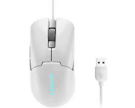 Mouse - Mouse Gaming Lenovo Legion M300s, 8000 dpi, Alb