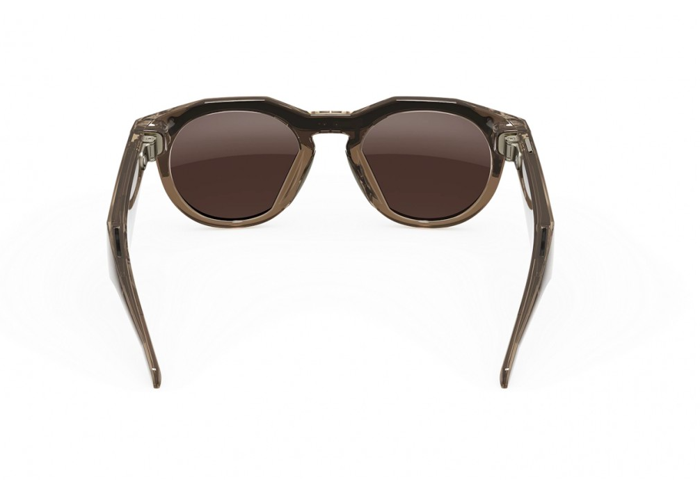Oakley Meta HSTN AI Glasses Brown Smoke Frame Prizm Deep Water Polarized Lenses Wide - High Bridge Fit [3]