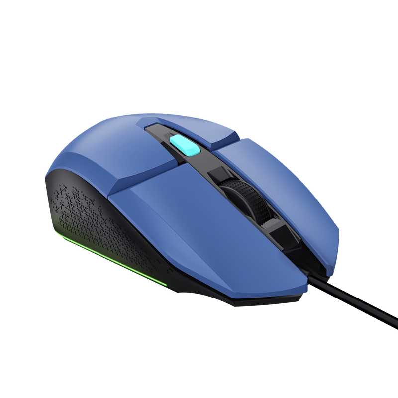 Mouse Gaming Trust GXT109B FELOX, 6400 DPI, Albastru [1]