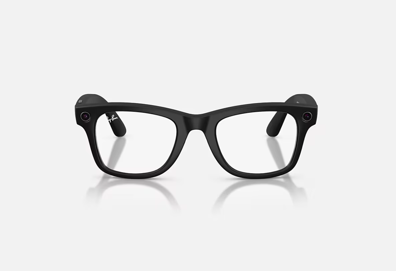 Ray-Ban Meta Wayfarer Gen 2 High Bridge FIT Matte Black Clear/Grey Transitions 50-22 [2]