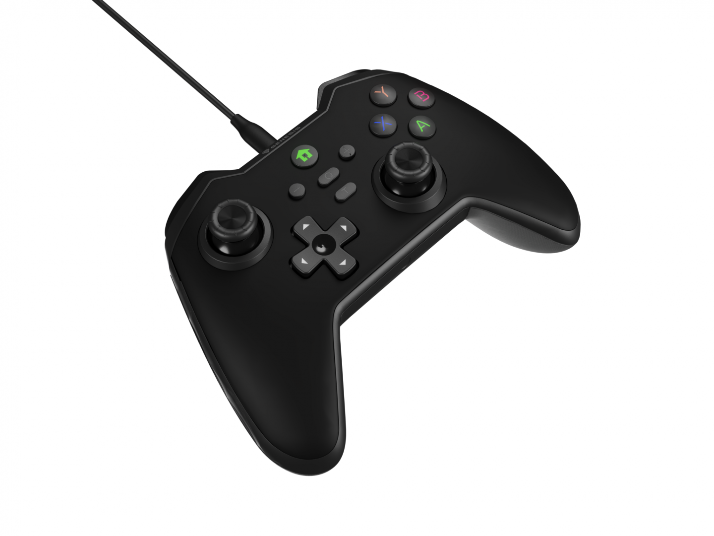 Accesorii console & PC - Controller cu fir Genesis Mangan 300, interfata USB, 19 butoane, negru