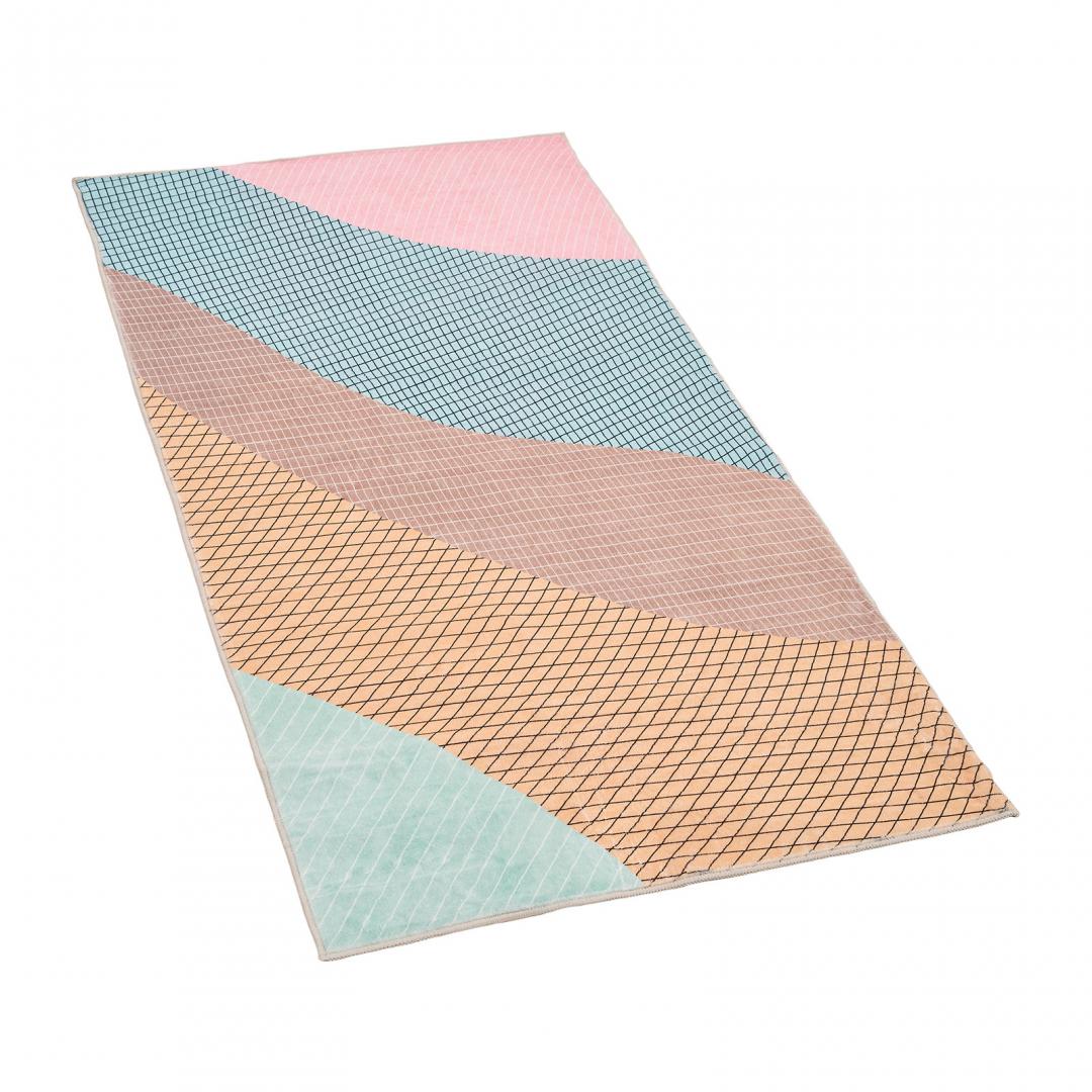 Covor printat, RAINBOW 70x140 cm, lavabil cu spate antialunecare, inaltime fir 3mm [2]