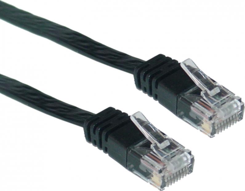 Cabluri alimentare - Cablu SPACER SP-PT-CAT5-3M-BK, RJ 45/ RJ 45, 3 m, Negru