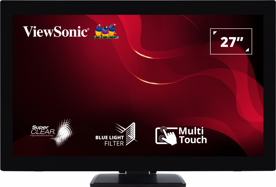 Monitoare LED - Monitor Consumer ViewSonic TD2760, 27", 1920 x 1080 pixeli, Touchscreen, Black, 3 ani Garantie