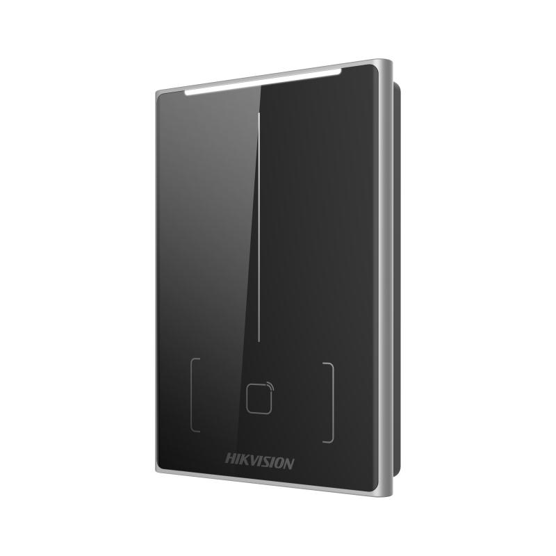 Cititoare - Cititor de proximitate Hikvision DS-K1109DB, DESfire card, Felica card and M1 card, RS-485 and Wiegand (W26, W34), alimentare: 12 VDC, protectie: IP65, dimensiunii: 125 mm × 84.5 mm × 18 mm, montare a