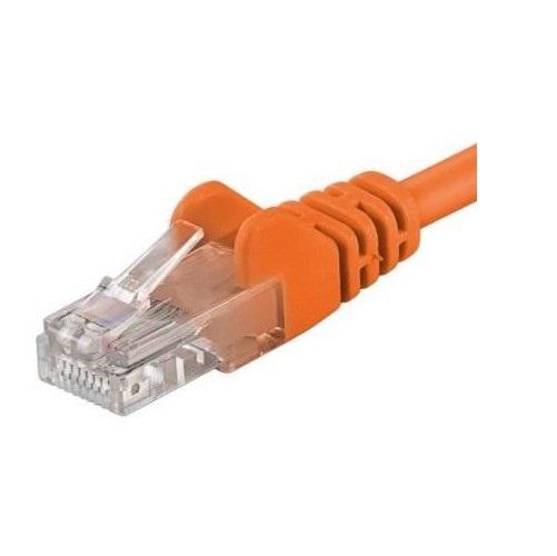 Cabluri alimentare - Cablu PremiumCord SPUTP002E, RJ 45/ RJ 45, 0.25m, Portocaliu