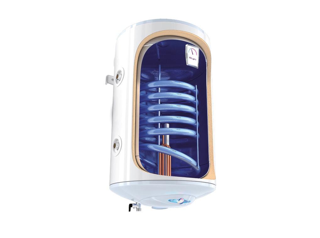 Boilere - BOILER TERMO ELECTRIC TESY GCVSL 1004420 B11 TSR, Capacitate 100 Litri / Putere 2000W/ 1 serpentina / serpentina stanga