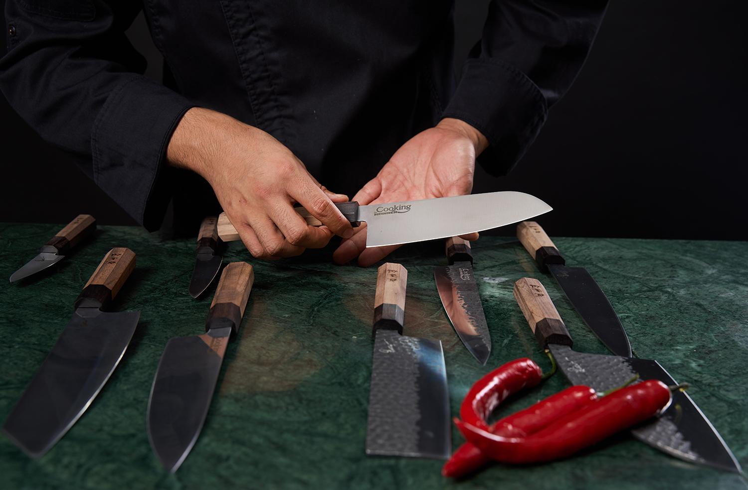 CUTIT SANTOKU 18 CM, RIKITO WATANABE, SAMURAI GOURMET, COOKING BY HEINNER [6]