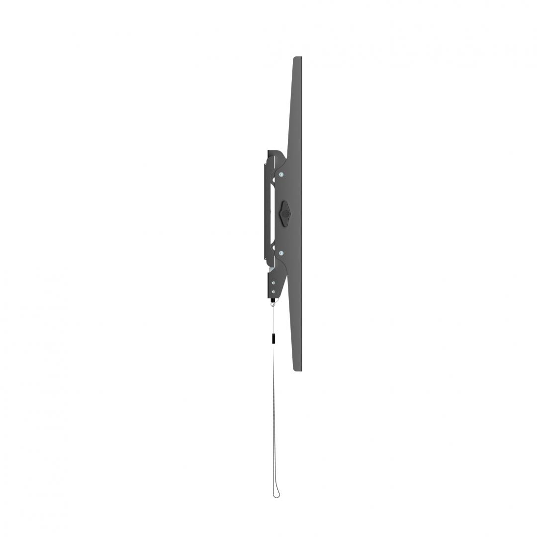 Suport perete TV Serioux 32-75" Tilt 75kg Profil 50mm Material: Otel Finisarea suprafeței: vopsea electrostatica Dimensiune ecran: 32"-75" Compatibilitate VESA: 75x75, 100x100, 100x150, 150x100, 100x2 [2]