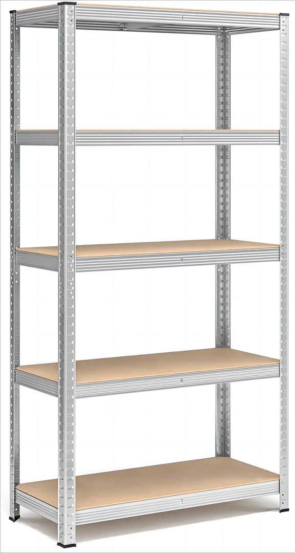 Altele - HEINNER RAFT METALIC CU 5 POLITE 90*40*180 CM