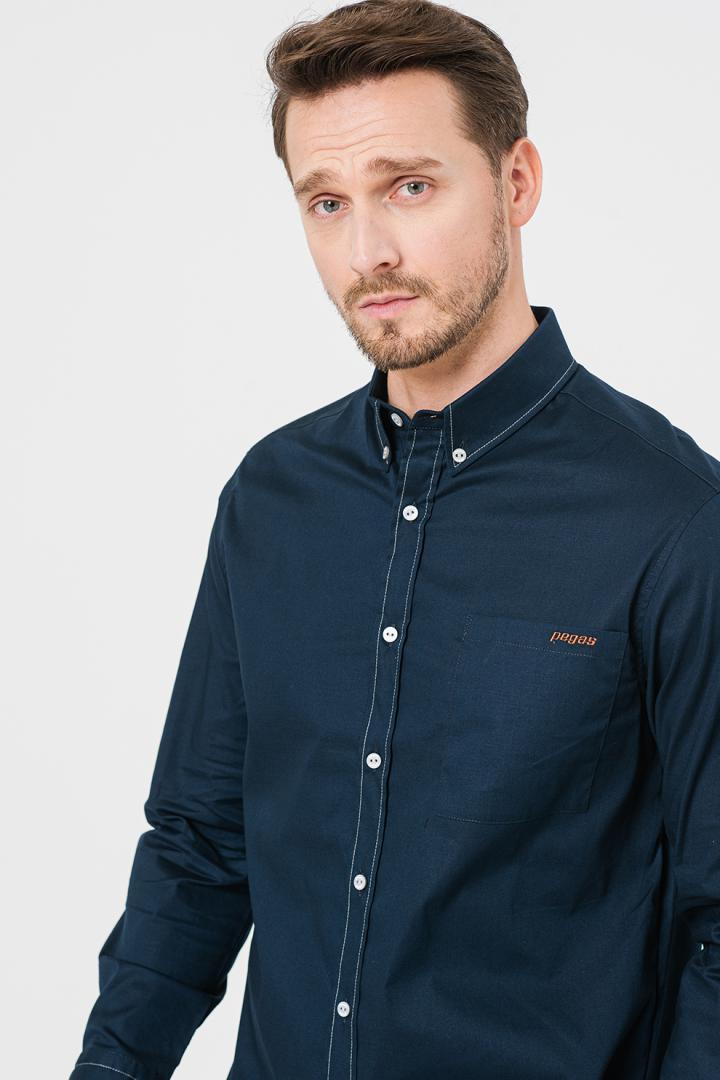CAMASA CASUAL BARBATI DARK NAVY M [3]