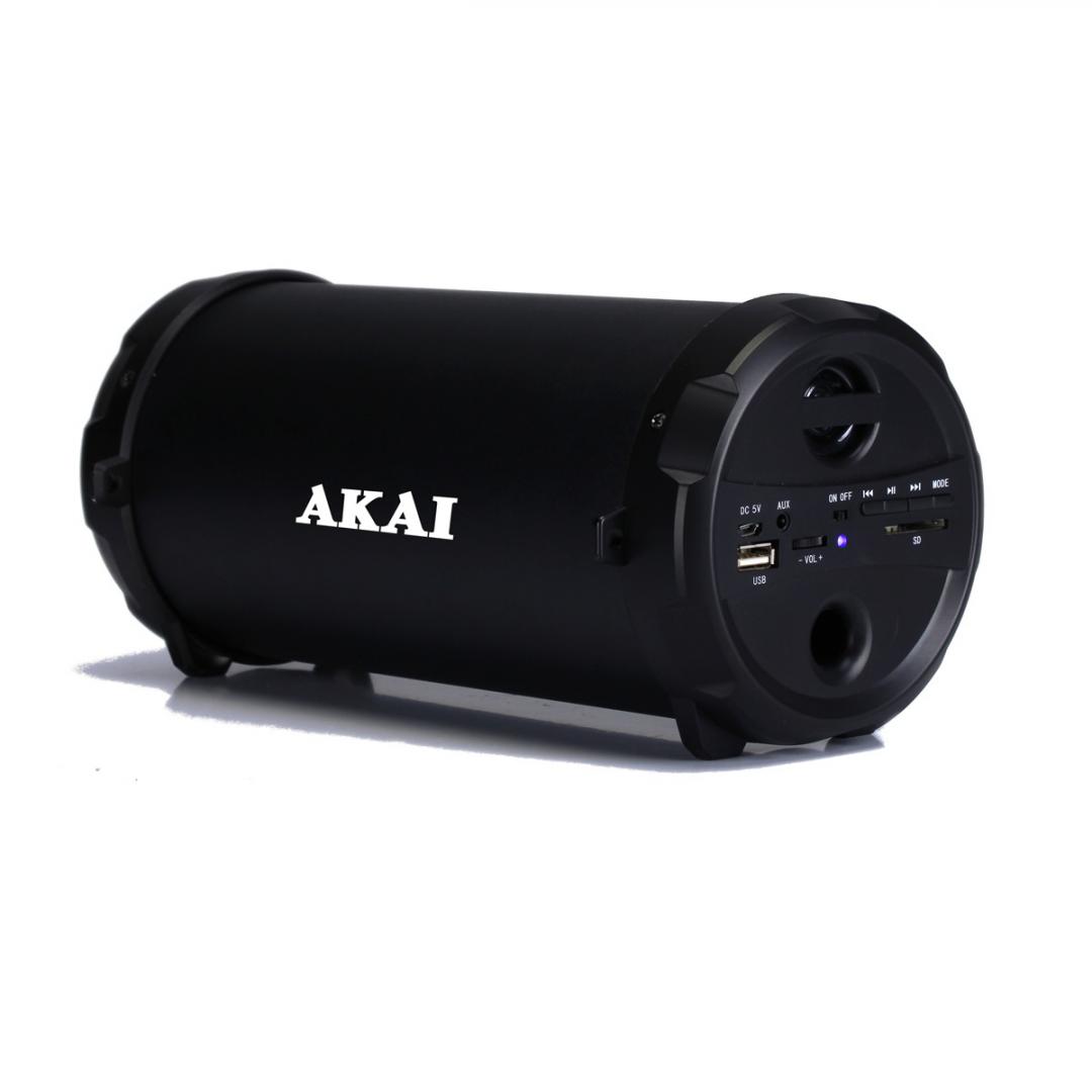Sisteme audio - Boxa portabila AKAI ABTS-12C Bluetooth, 5W, negru