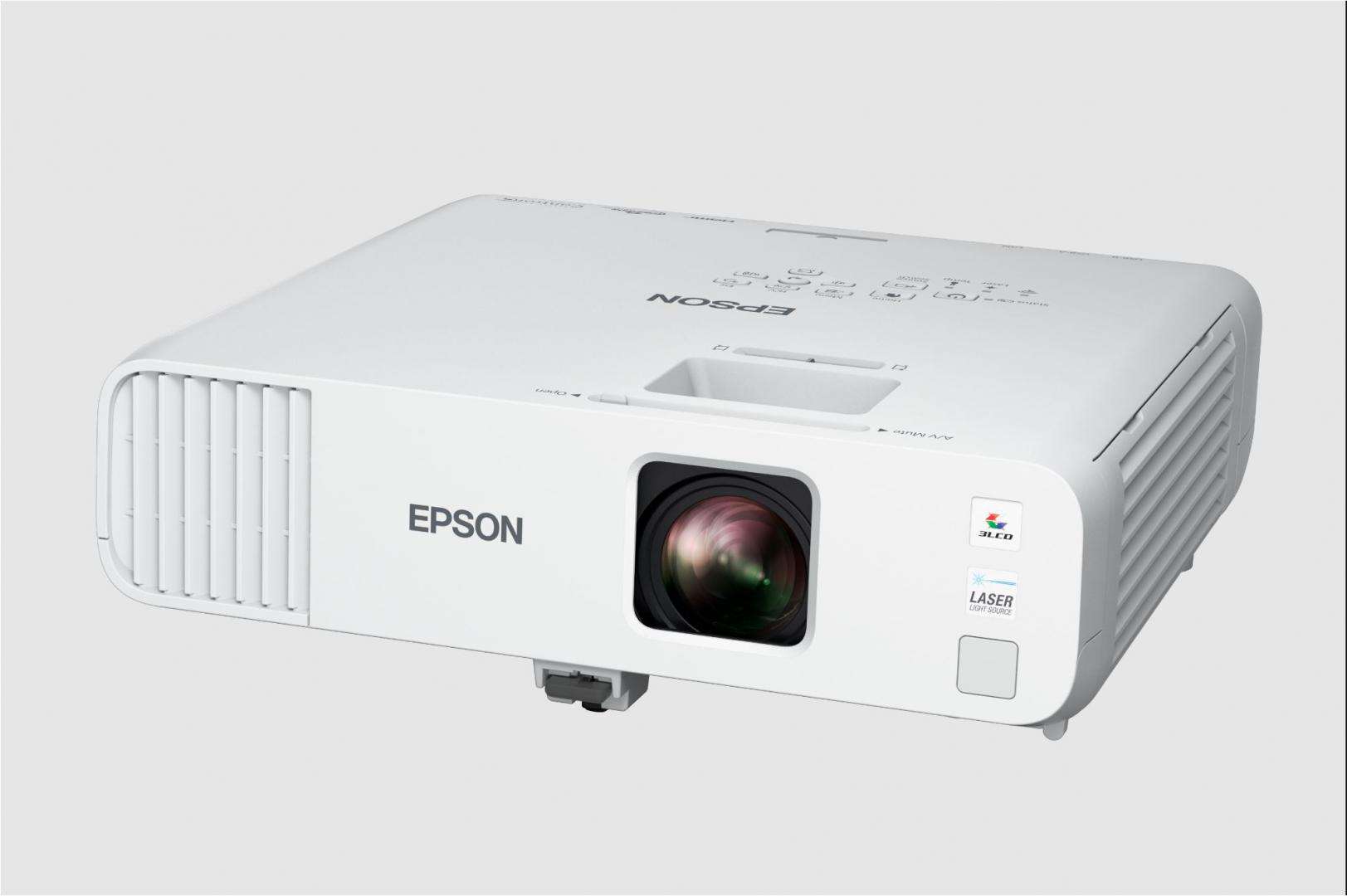 Videoproiectoare - Proiector EPSON EB-L260F, 3LCD, RGB, 4600 lumeni, FHD 1080p, 16:9, Cpontrast:2.500.000:1, lampa 20.000 ore/ 30.000 ore Eco mode, dimensiune imagine: 31"-310", Interfata: USB 2.0-A, USB 2.0, RS-232C, E