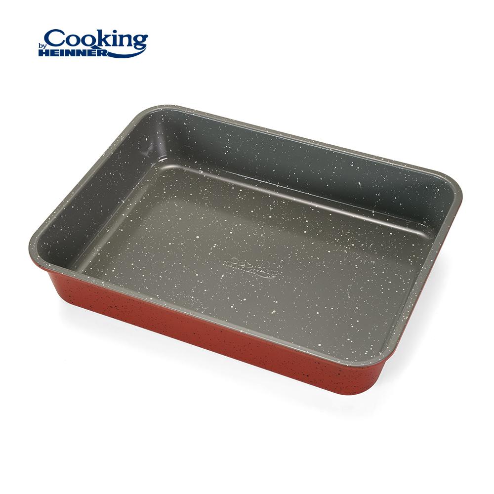 Tavi copt - TAVA CUPTOR ACOPERIRE CERAMICA, 35X26X7 CM, ANCA, COOKING BY HEINNER
