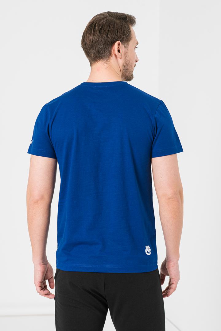 TRICOU LOGO MULTICOLOR BARBATI ROYAL BLUE-L [2]