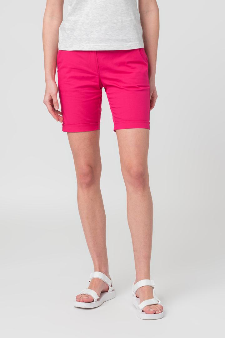 PANTALONI SCURT CASUAL FEMEI FUXIA XS [1]