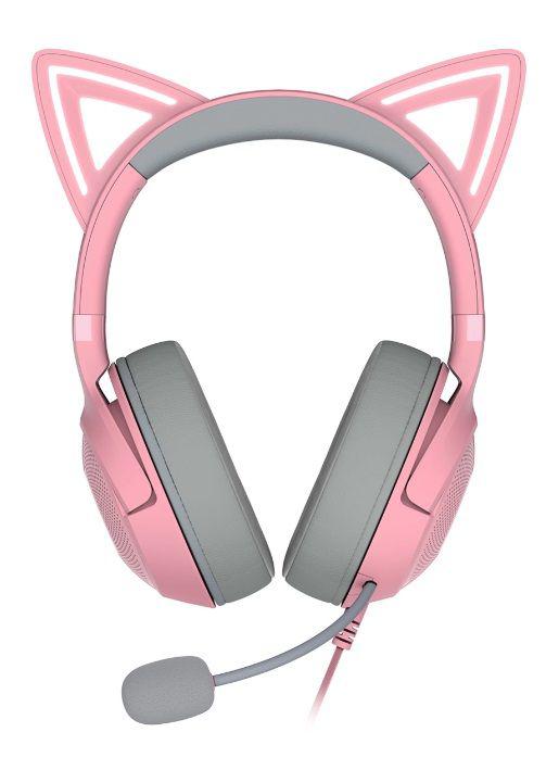Casti Head-band Razer Kraken Kitty V2, Wired, Roz [2]