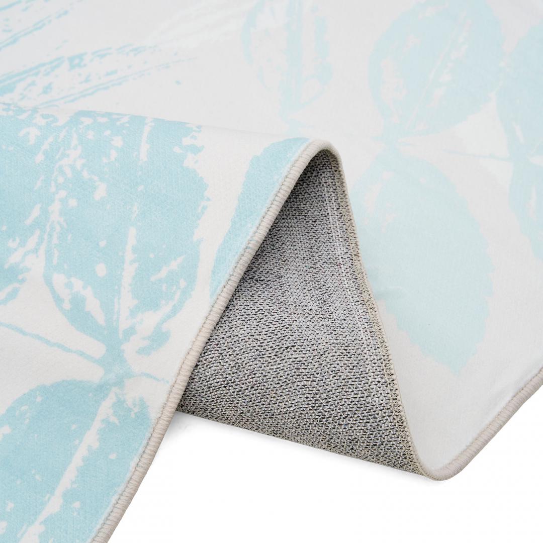 Covor printat, LEAFS 70x140 cm, lavabil cu spate antialunecare, inaltime fir 3mm [1]