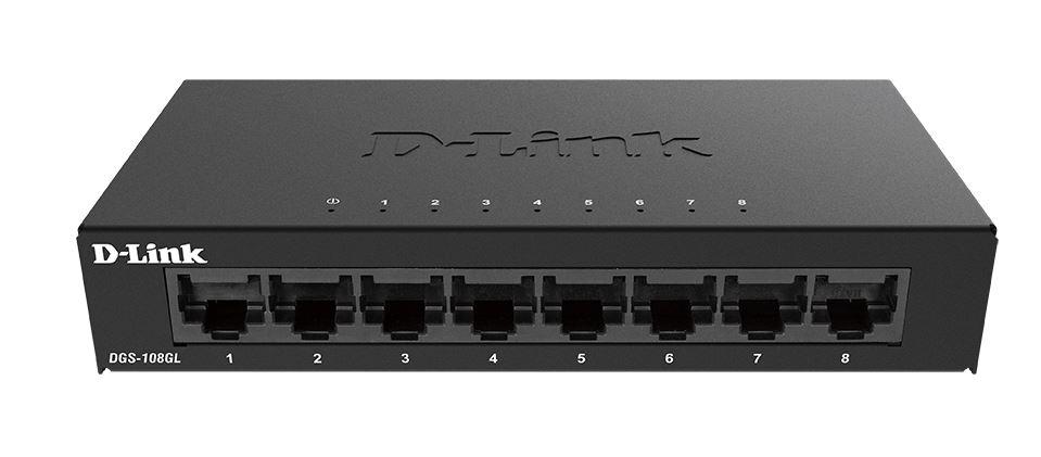 Switch-uri - Switch D-Link DGS-108GL, Gigabit, 8 porturi