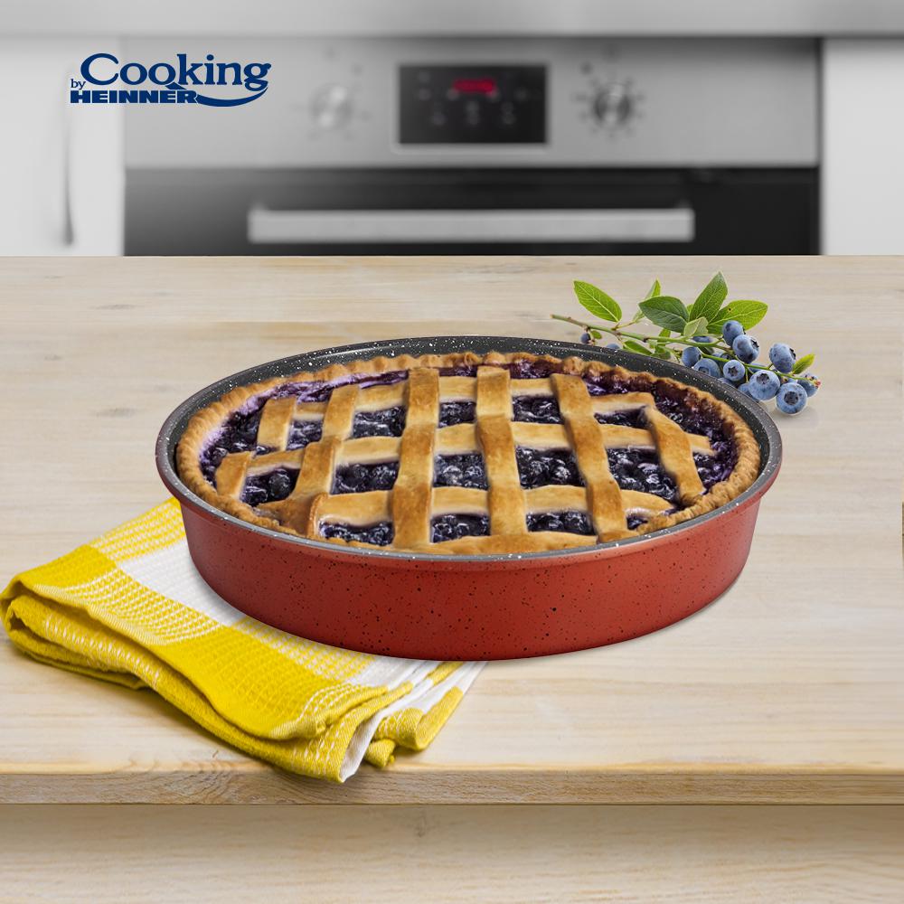 TAVA ROTUNDA ACOPERIRE CERAMICA 35x7 CM, ANCA, COOOKING BY HEINNER [1]