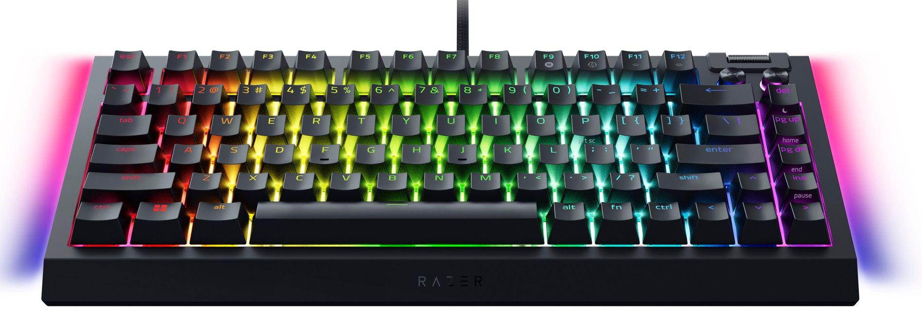Tastatura Mecanica Gaming Razer BlackWidow V4 75%, RGB, USB, Negru, US [1]