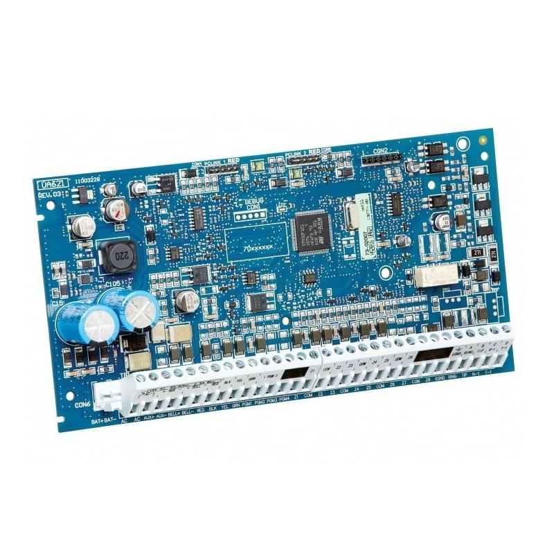 Protectie la efractie - Centrala 8 zone, DSC NEO-2064NK, Extensibila la 64 zone cablate sau radio, 8 partitii, Memorie 500 evenimente, 95 utilizatori, Accepta 8 tastaturi si zone de tastaturi, 4 iesiri programabile extensibi