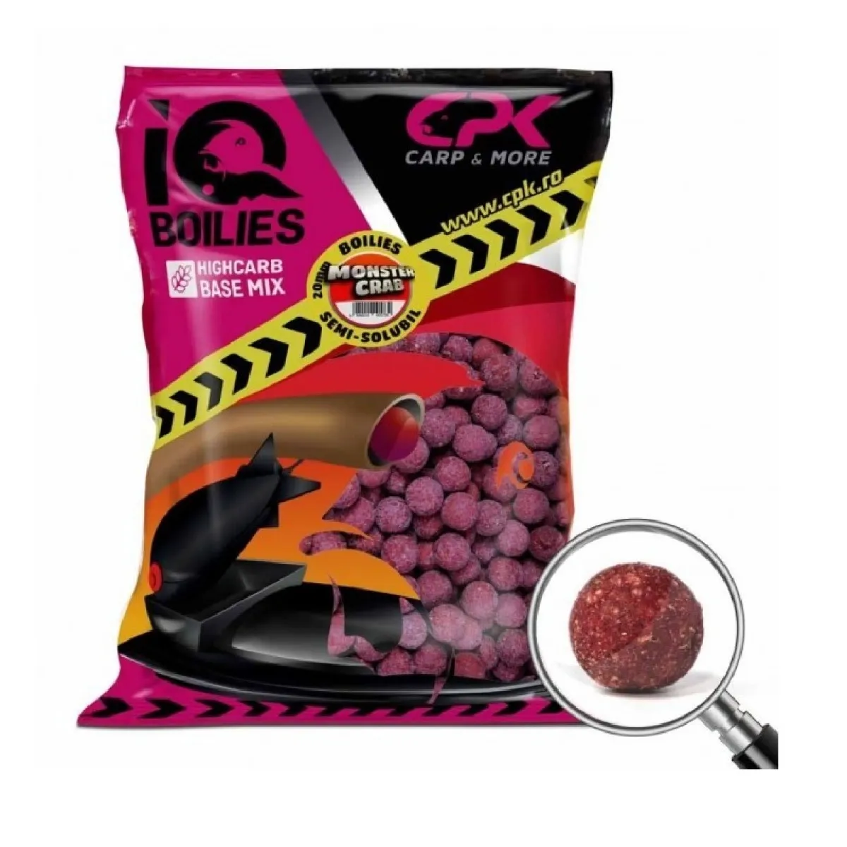 Boilies IQ Semisolubile CPK Monster Crab 20mm – Putere Maximă [1]
