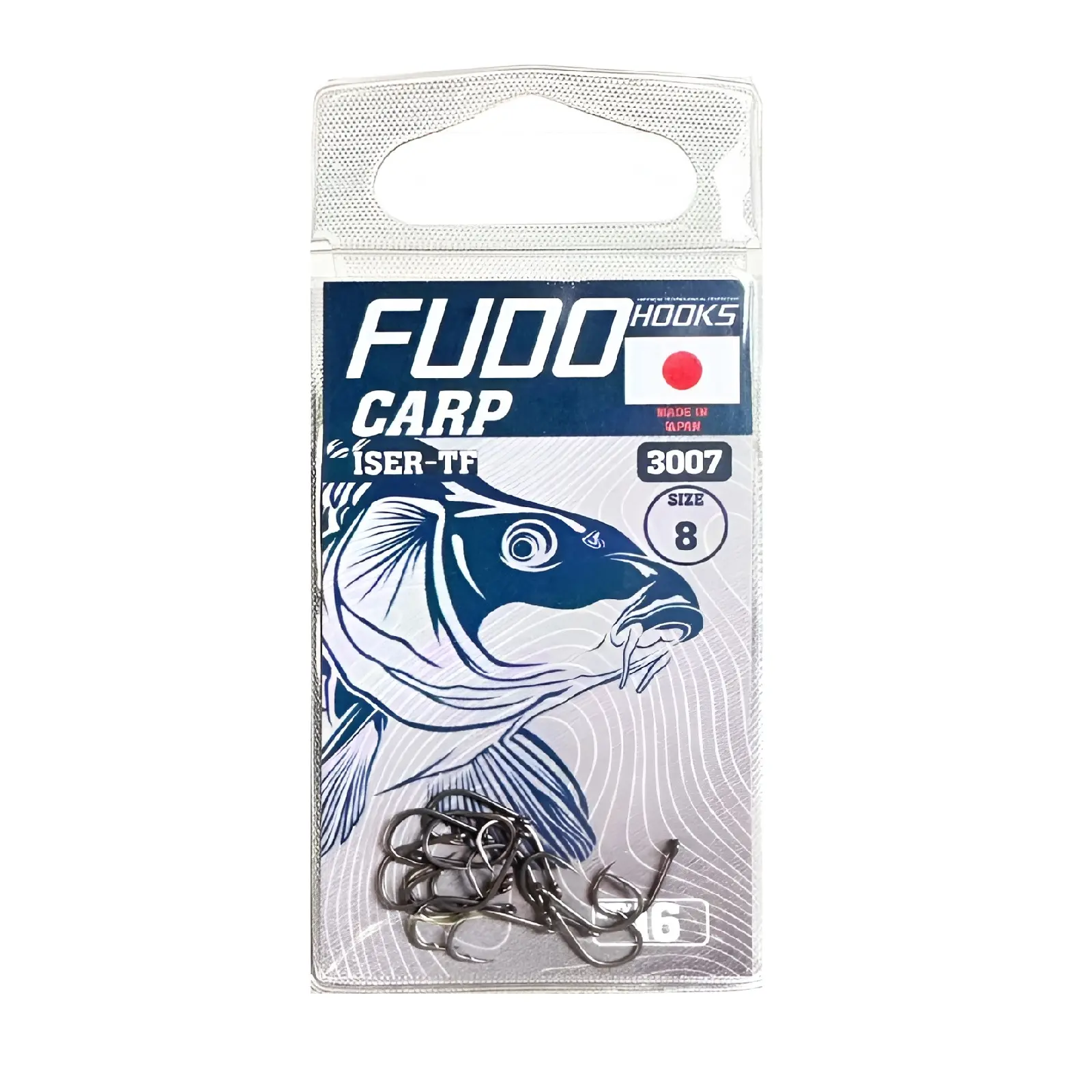 Carlige Fudo Iseama With Ring Teflonate TF-3007 nr. 8 16buc/plic [1]