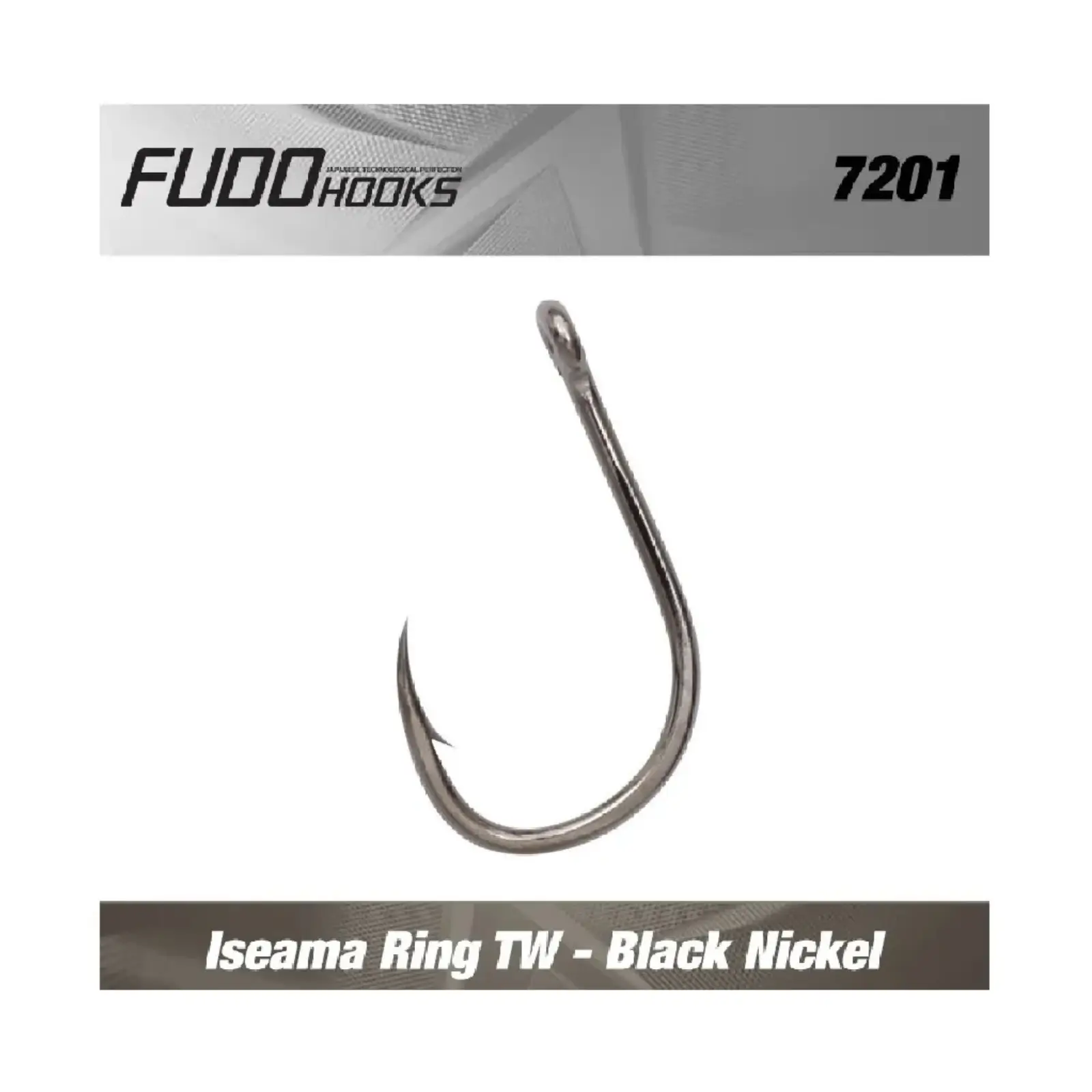 Cârlige Fudo Iseama With Ring TW BN-7201 Nr. 2 Black Nickel [2]