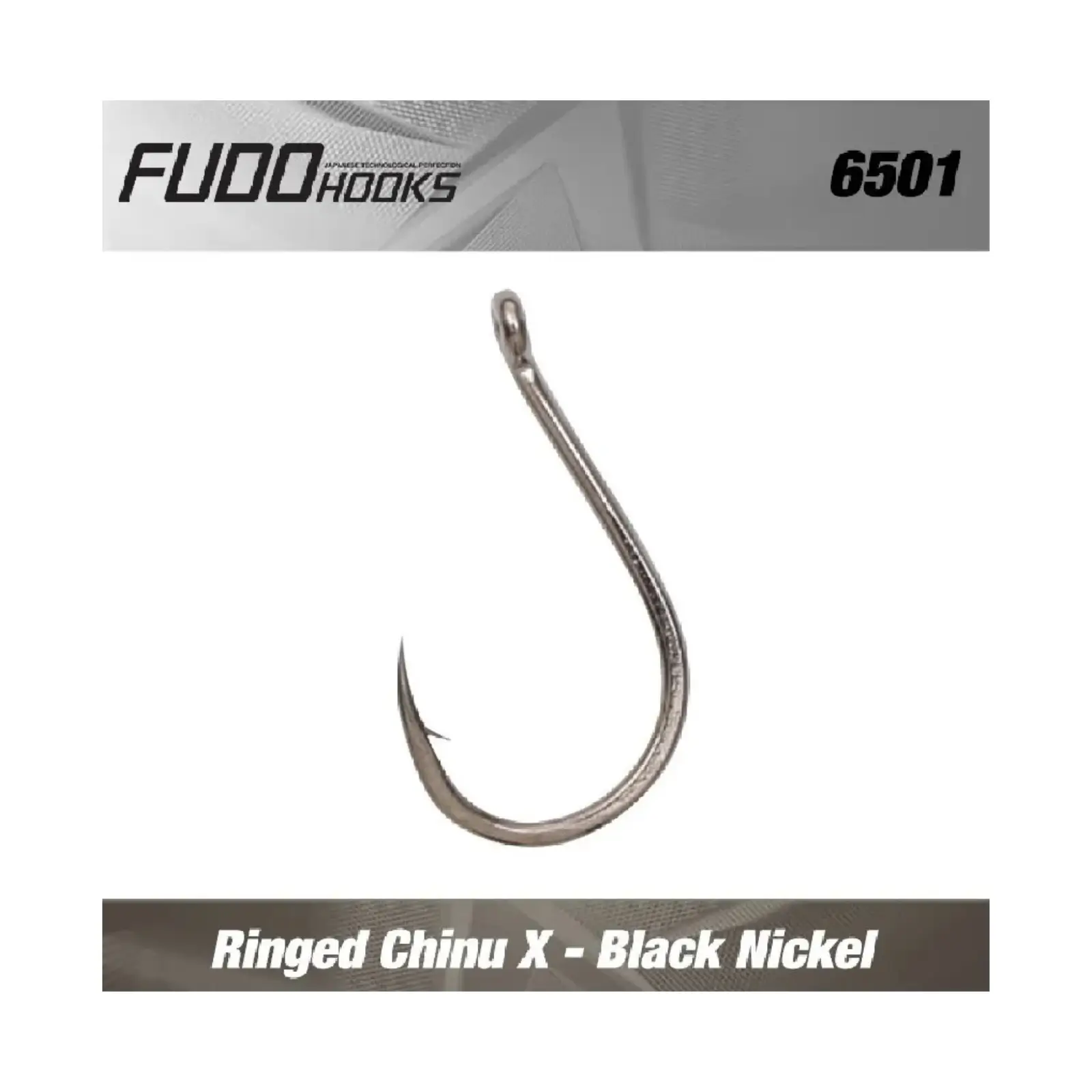 Cârlige Fudo Ringed Chinu X BN-6501 Nr.3 Black Nickel [2]