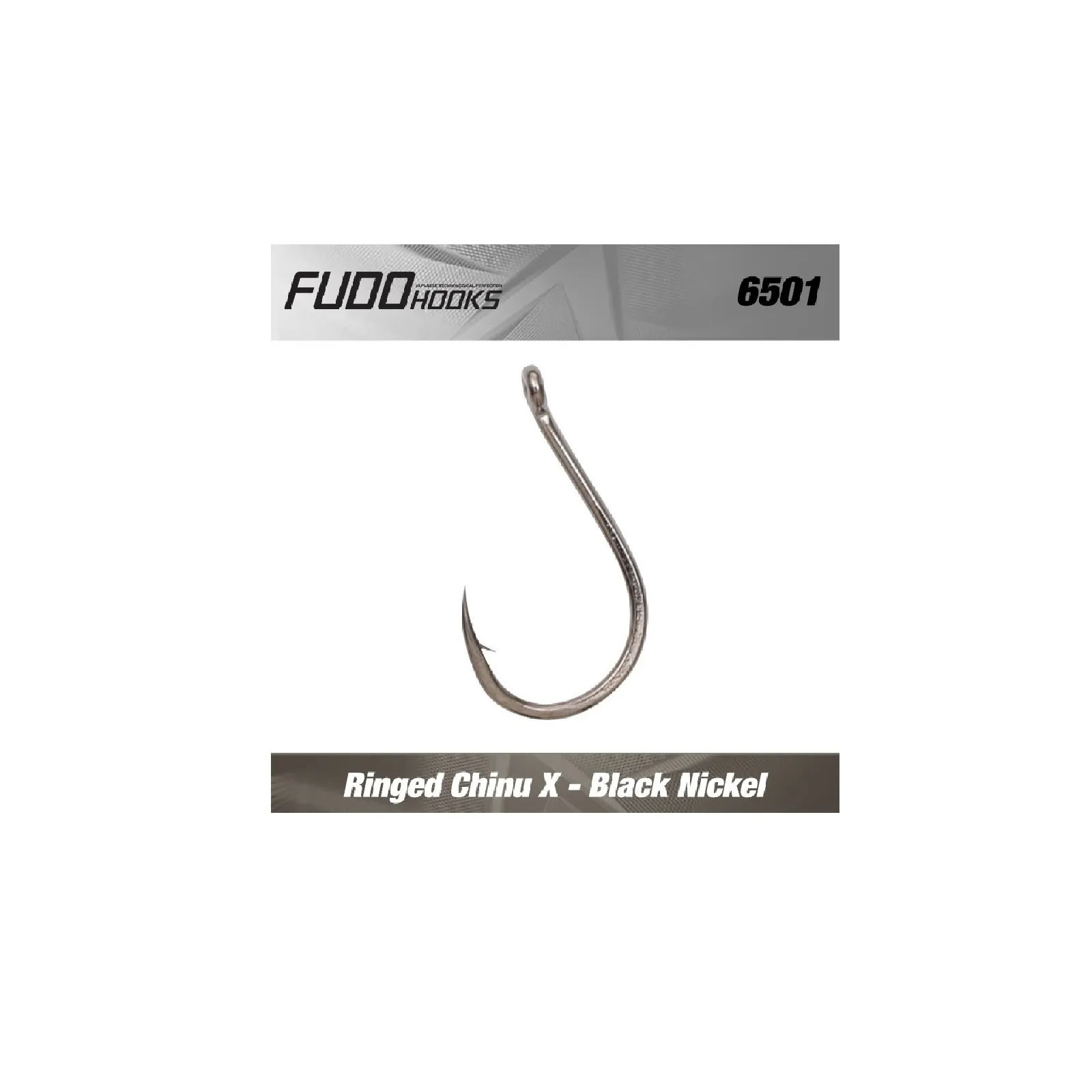 Carlige Fudo Ringed Chinu X BN-6501 Nr.6 Black Nickel – 13buc/plic [1]