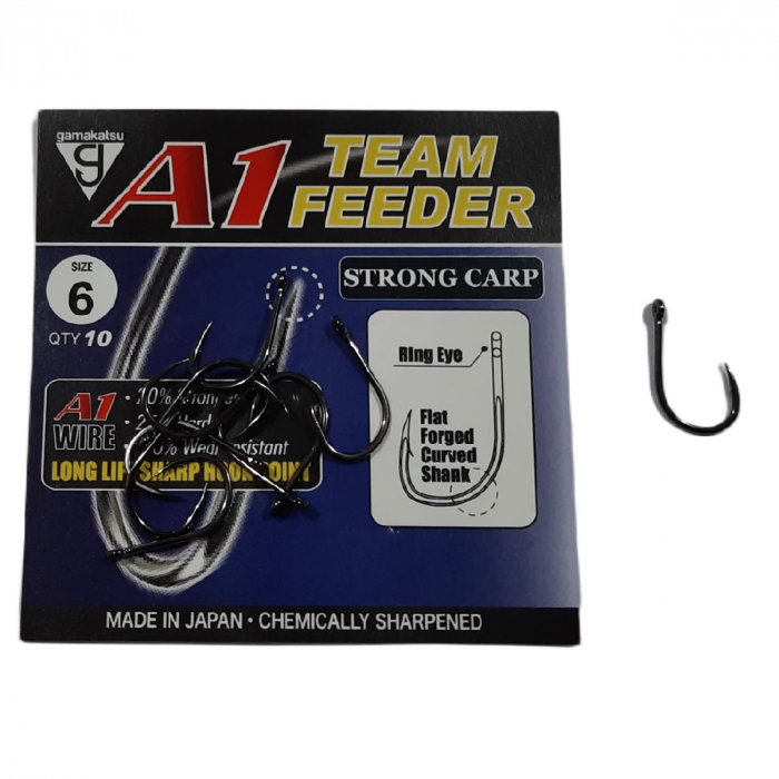 Cârlige Gamakatsu A1 Team Feeder Strong Carp Nr.6 [1]