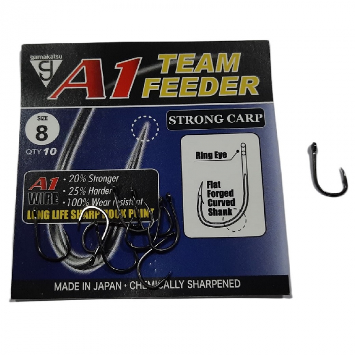 Cârlige Gamakatsu A1 Team Feeder Strong Carp Nr.8 [1]