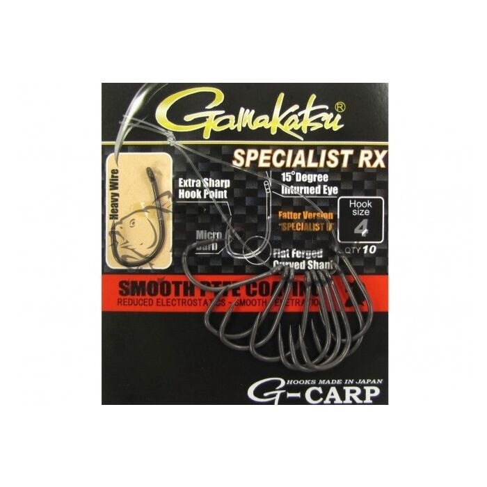 Carlige Gamakatsu G-Carp Specialist RX Black Nickel, Nr.8 [2]