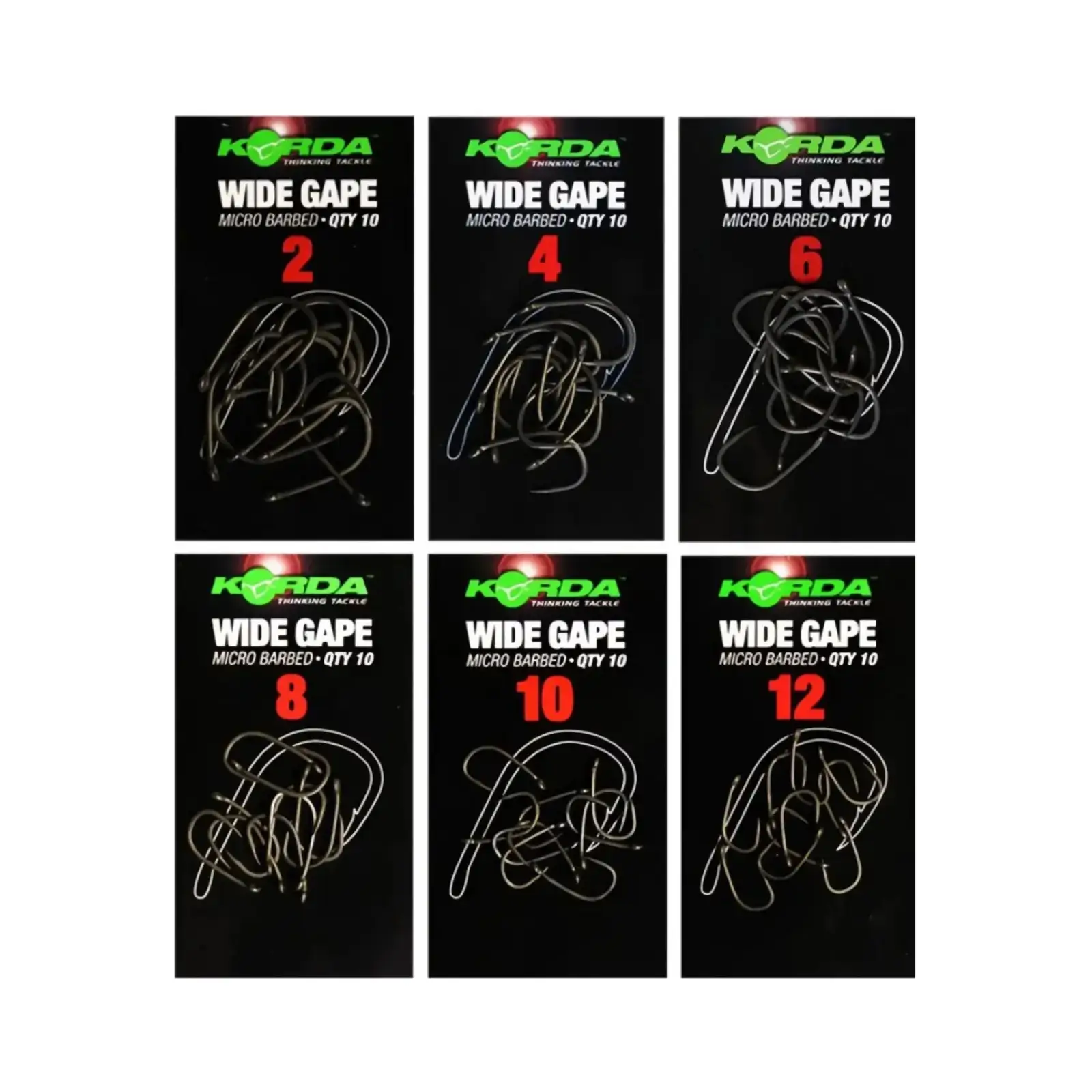 Cârlige Korda Wide Gape Nr.8, 10buc/plic [2]