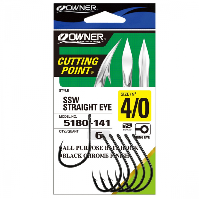 Cârlige Owner 5180 SSW Straight Eye Nr.4 [1]