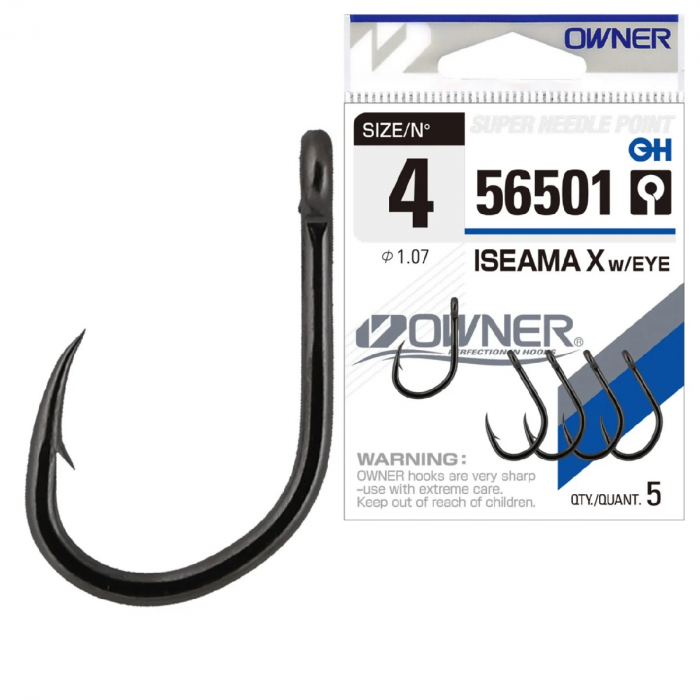 Cârlige Owner 56501 Iseama X-Eye Nr. 4 [1]