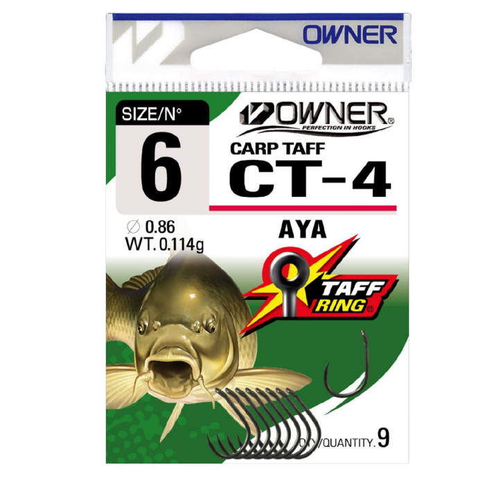 Cârlige Owner CT-4 Carp Aya Nr.4 [2]