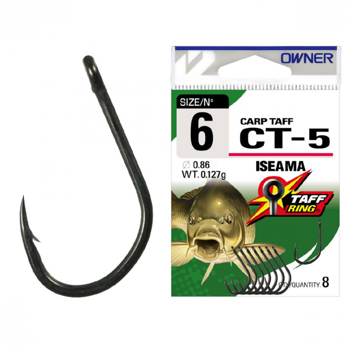 Cârlige Owner CT-5 Carp Iseama Nr.8 [1]