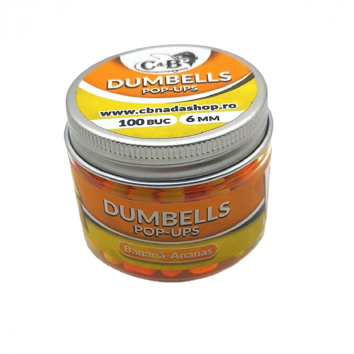 Dumbells C&B Pop-Ups Banana & Ananas 6mm/100 buc [2]