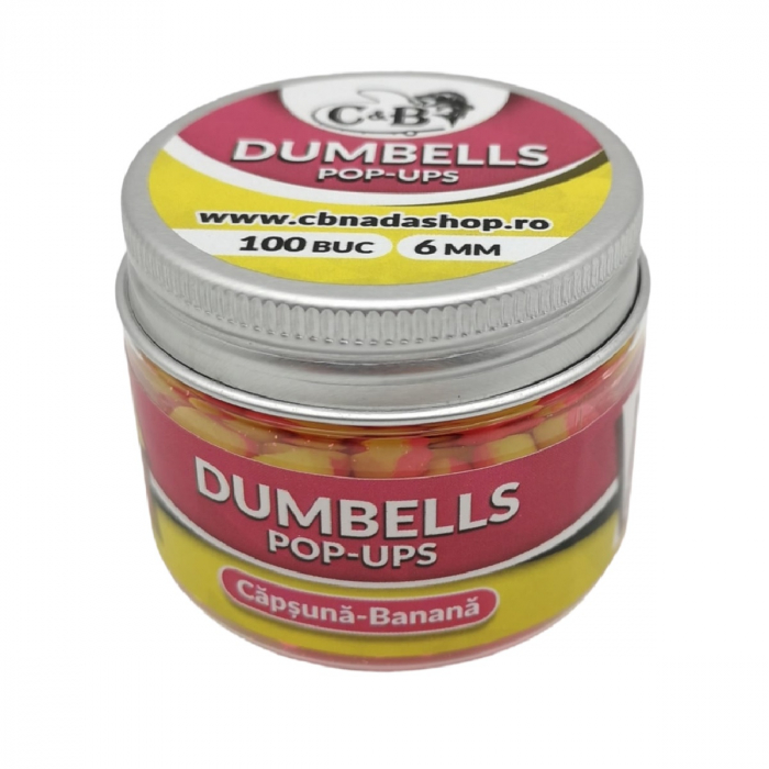 Dumbells C&B Pop-Ups Capsuna Banana 6mm/100 buc [2]