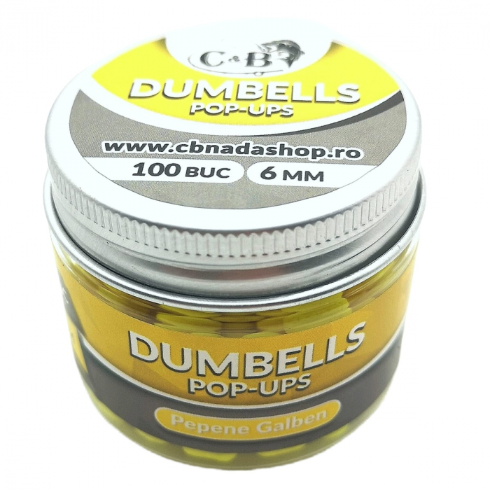 Dumbells C&B Pop-Ups Pepene Galben 6mm/100 buc [2]
