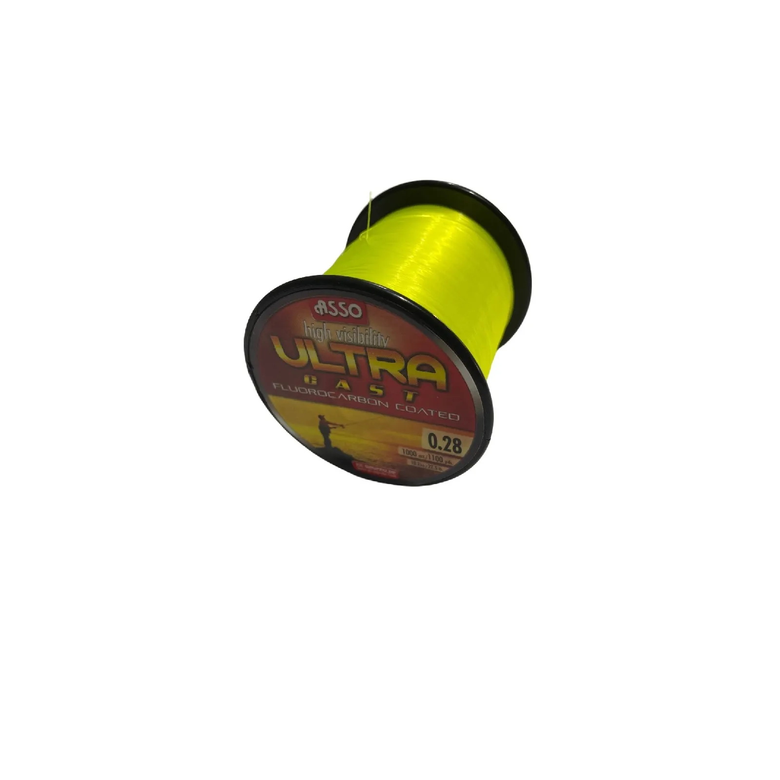 Fir Monofilament Asso Ultra Cast 0.28mm 1000m Galben Fluo [2]