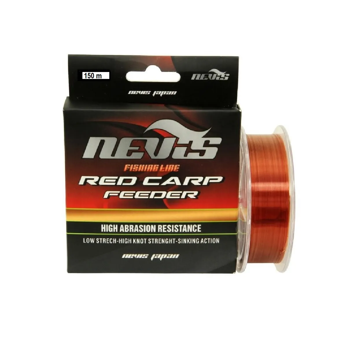 Fir Monofilament Nevis Red Carp Feeder 0.20mm 150m [1]