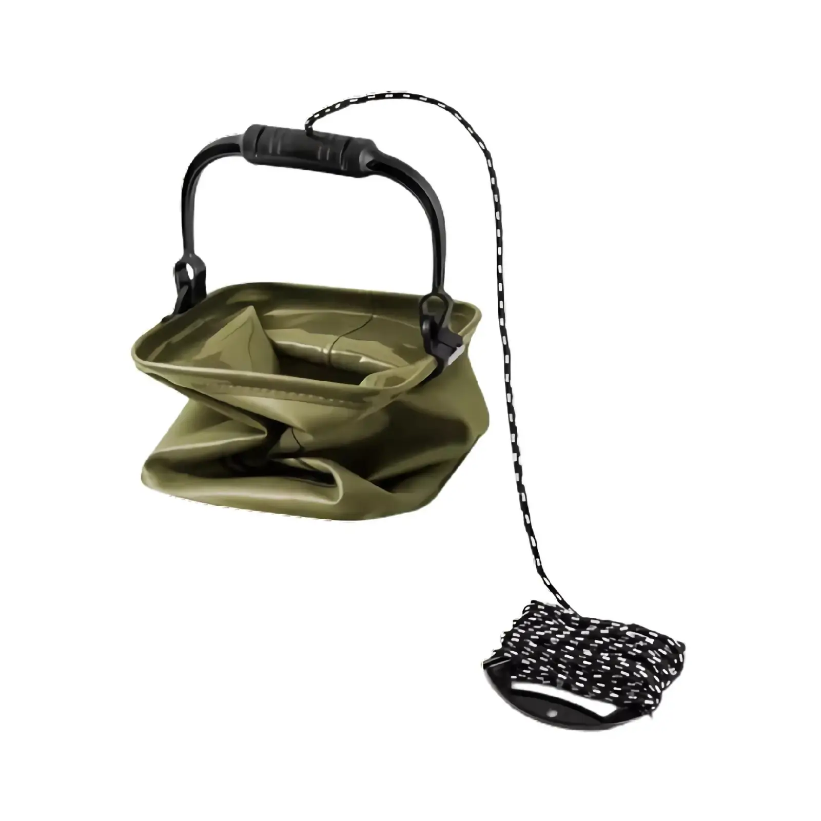 Găleată Pliabilă ProFL EVA 5L Kaki cu Sfoară [2]