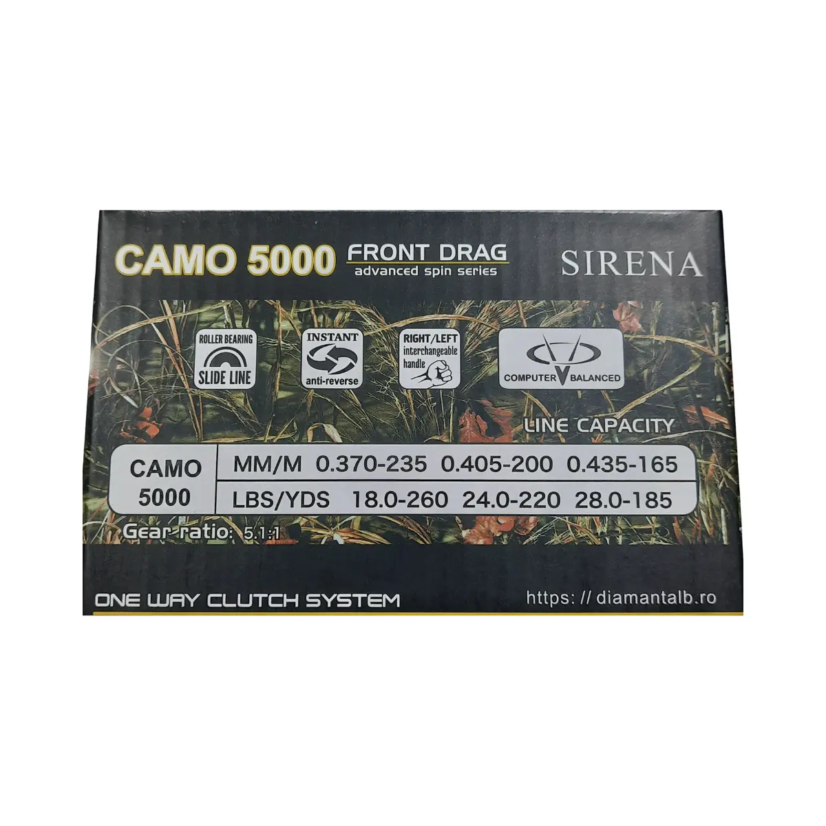 Mulinetă Diamant Alb Sirena Camo [2]