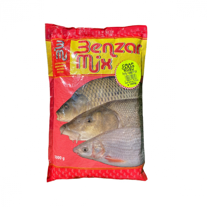 Nadă Benzar Mix Crap Caras Roșu 1kg [1]